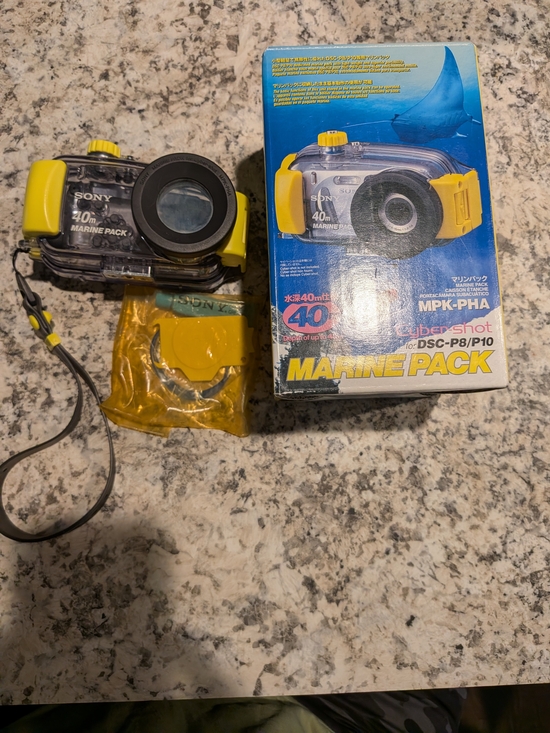 Sony Other - Sony Yellow Marine Pack Waterproof Housing for Cyber-shot DSC-P8/P10
